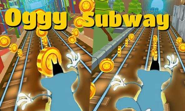 Subway Oggy Surfer Game screenshot 3