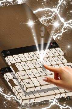 Dark Brown Keyboard Theme screenshot 2