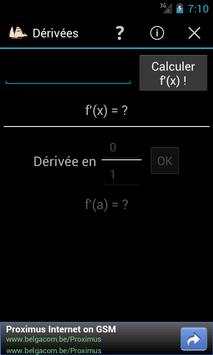 Dérivées screenshot 1