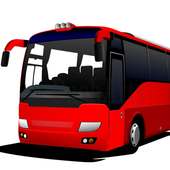 Bus parkir kecepatan 3D logo