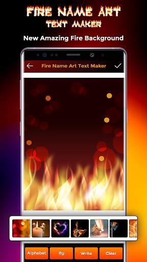 Fire Name Art Text Maker screenshot 1