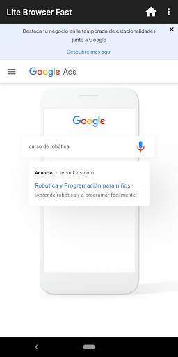 Lite Browser Fast screenshot 2