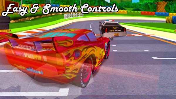 Fast Car McQueen Racing 3D screenshot 1