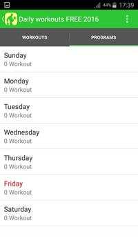 Daily workouts FREE 2016 screenshot 7