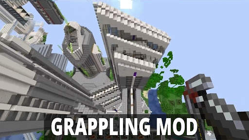 Grappling Hook Mod Minecraft screenshot 4