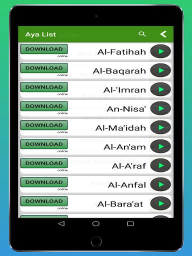 Listen to Holy Quran by all Famous Reciters screenshot 7