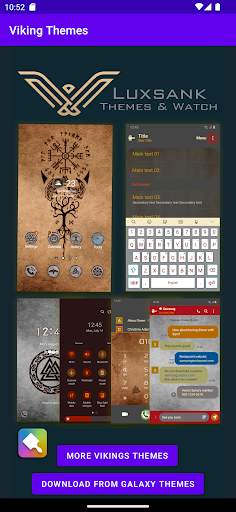 Viking Themes Galaxy devices screenshot 1