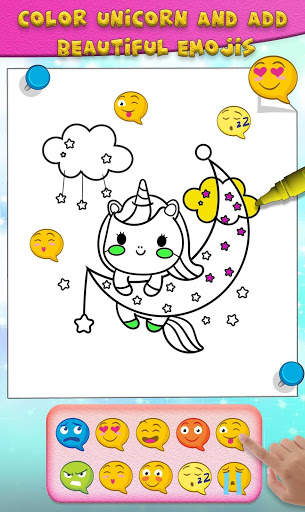 Unicorn coloring book: Mandala free coloring pages screenshot 5