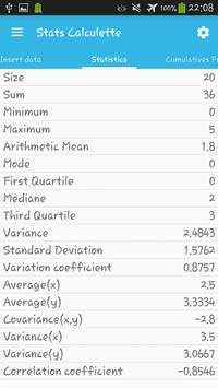 Stats Calculette screenshot 2