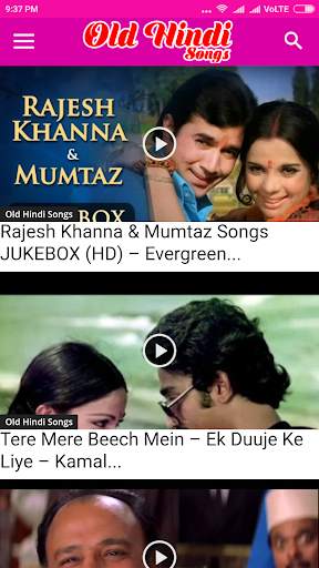 Old Hindi Video Songs - Bollywood screenshot 7
