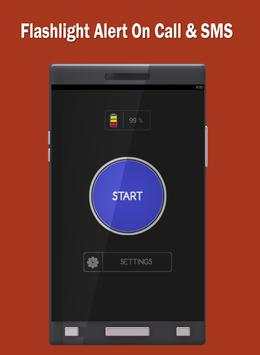 Flashlight Alert On Call & SMS screenshot 1