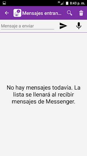 Messenger Parlante. Escuche a facebook Messenger. screenshot 2