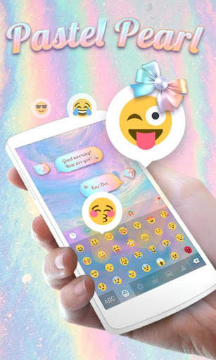 Pastel Pearl GO Keyboard Theme screenshot 4