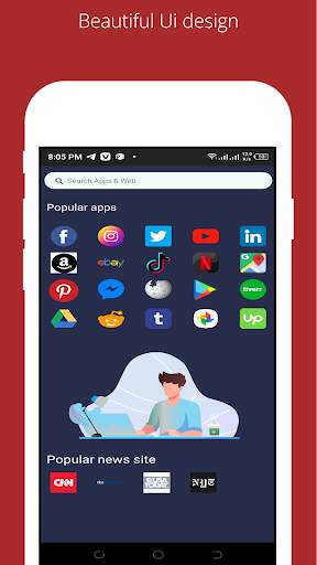 Fox Browser - Fast Web Browser screenshot 1