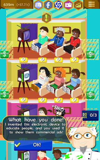 Ads Factory: TV Idle Clicker screenshot 6