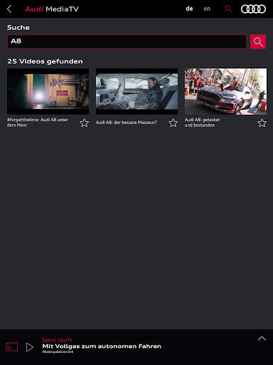 Audi MediaTV screenshot 14