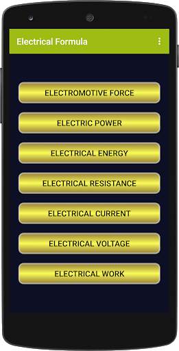 Electrical Formula screenshot 1