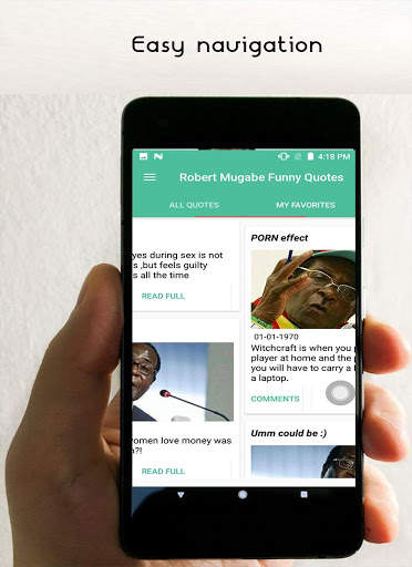 R Mugabe Funny Quotes screenshot 5