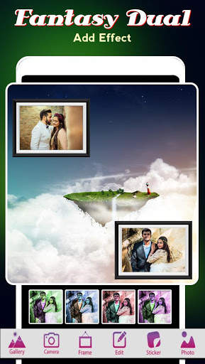 Fantasy Dual Photo Frames screenshot 2