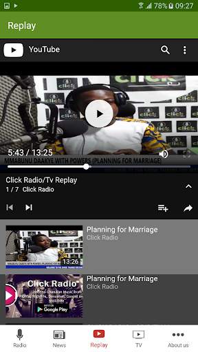Click Radio Gh screenshot 3