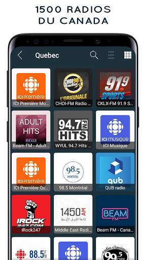 Radio Canada en Direct - Radio Gratuite screenshot 1