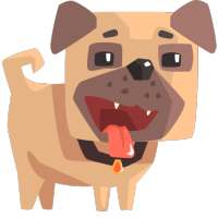 Good Dog Stickers - WAStickerApps for WhatsApp logo
