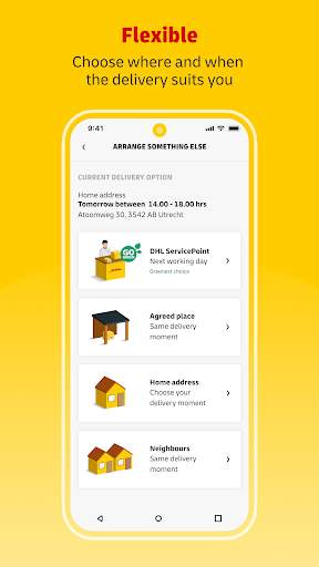 My DHL screenshot 4
