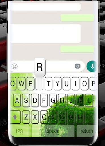 Green Apple Keyboard Theme screenshot 2