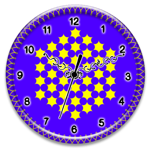 Pattern Color Clock Live WP icon