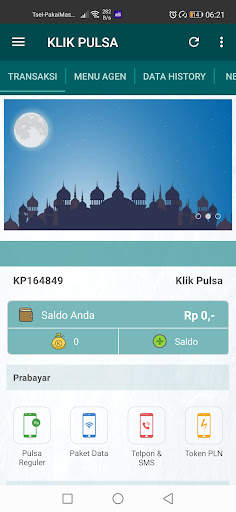 Klik Pulsa - Agen pulsa termurah dan terpercaya 1 تصوير الشاشة
