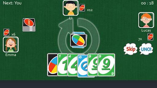 Uno Funny Card Game screenshot 1