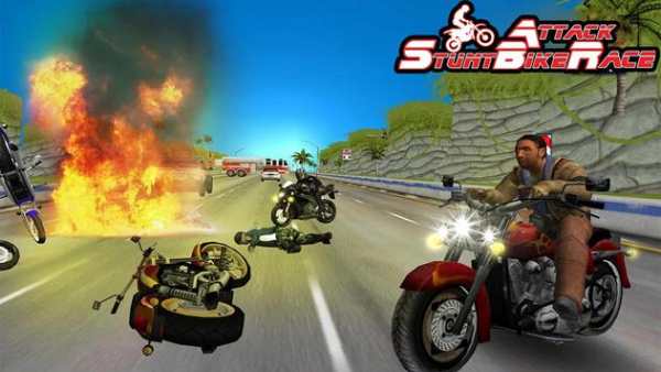 Stunt Bike Race Ataque screenshot 4