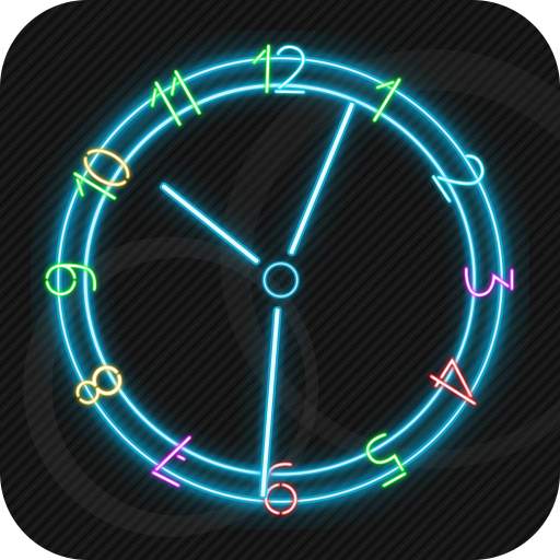 Neon Clock Live Wallpaper 1.11