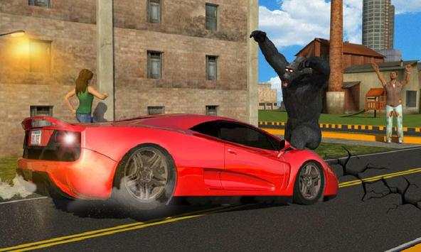 Angry Wild Gorilla City Attack screenshot 4
