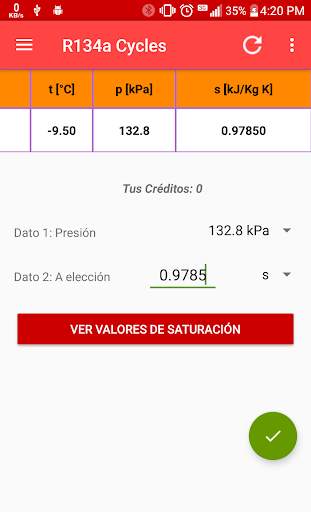 R134a Cycles - Versión Free screenshot 6