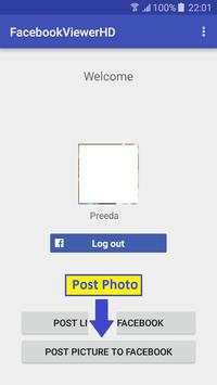 HD Photo save/post on Facebook screenshot 2
