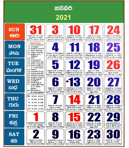 Telugu Calender 2021 скриншот 8