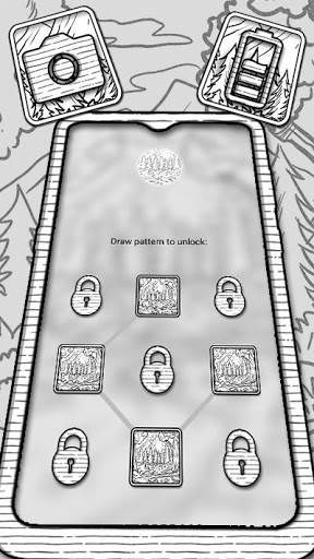 Forest Sketch Launcher Theme screenshot 4