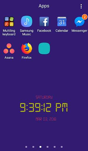 Digital Clock Live Wallpaper screenshot 6