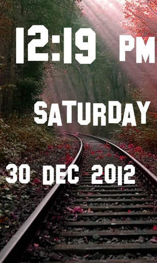 Digital Clock Live Wallpaper screenshot 6