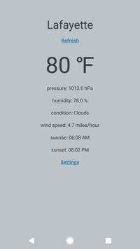 Weather screenshot 1