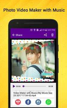Photo Video Maker with Music #2 screenshot 5