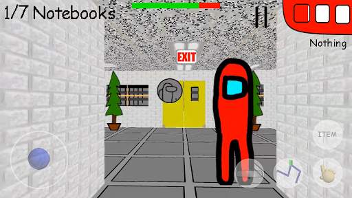 Red Scary Impostor Teacher Among Math Us Mod screenshot 2