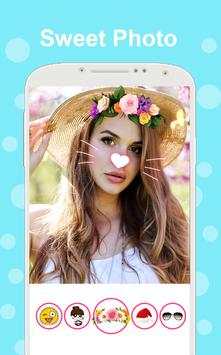 Sweet Selfie  -  sticker, Selfie Camera 2018 screenshot 2