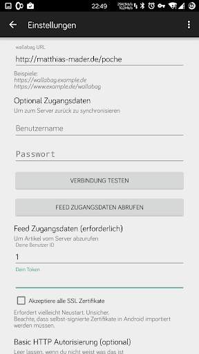 wallabag screenshot 6