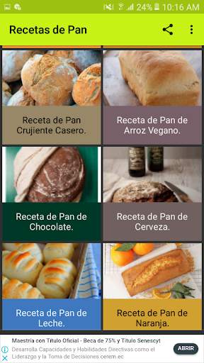 Recetas de Pan скриншот 3