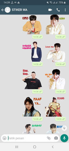 Sticker Wa OPPA Korea WAStickerApps screenshot 6