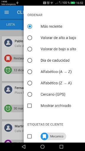 ClientiApp - Gestión de clientes screenshot 3