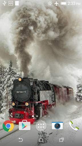 Steam train Live Wallpaper screenshot 2