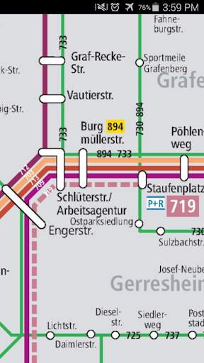 Dusseldorf Metro Map скриншот 3